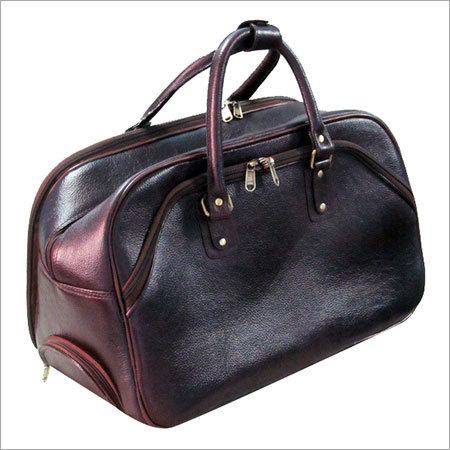 Leather Trolley Duffle Bag Gender: Unisex
