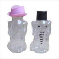 Elephant Bottle - Plastic, 100 Ml Capacity, Transparent Color | Strong, Durable Design For Kids