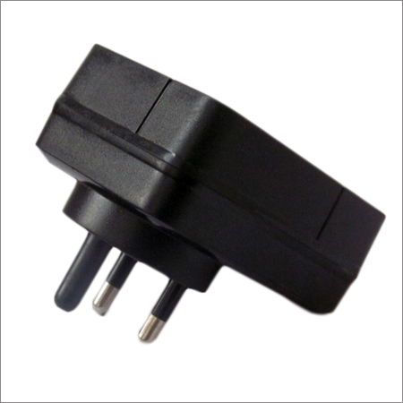 Charging Adaptor Cabinet - Abs Plastic, 70x50x30 Mm, 2 Usb Ports, 5v 2.4a Output, Compact Design