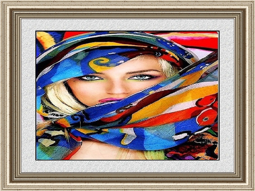 Beautiful Faces Paintings 0009