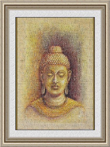 Buddha Abstract Painting