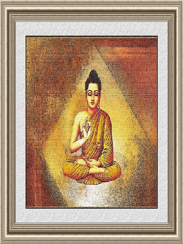 Buddha Abstract Oil Paintings