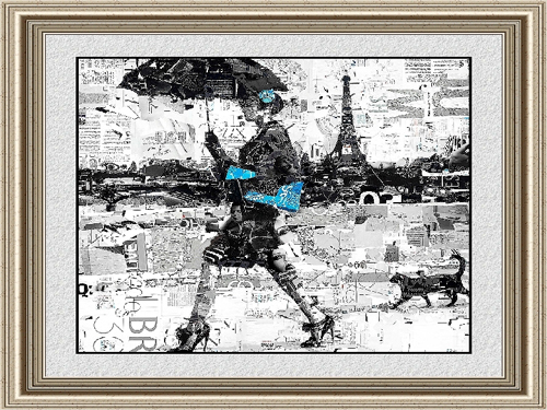 Cut Paper Painting