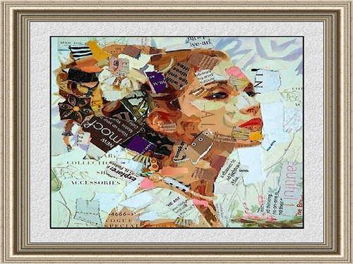 Cut Paper Painting