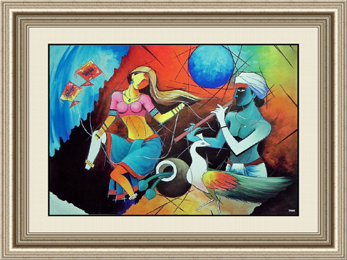 Modern Krishna Painting