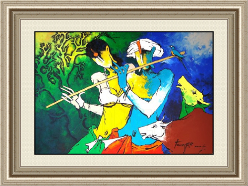 Radha Krishna Love Paintings