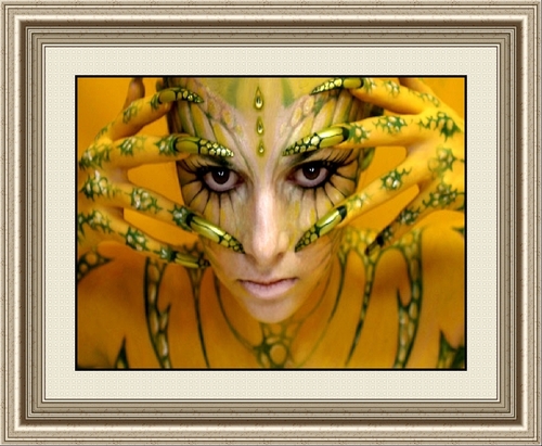 Tribal Woman Painting