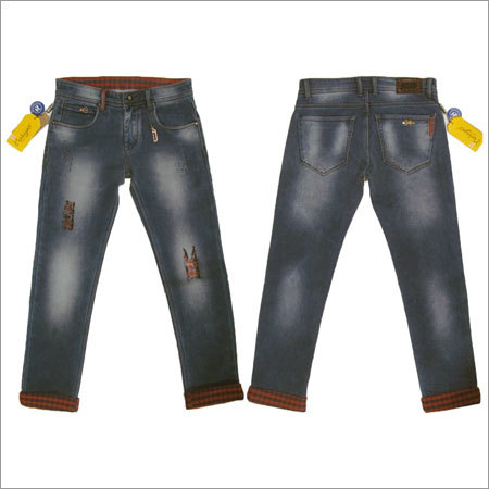 Stretchable Faded Jeans