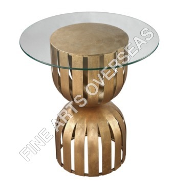Glass Top Side Table