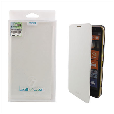 Mofi Leather Flip Cover Case For Nokia Lumia 1320 White