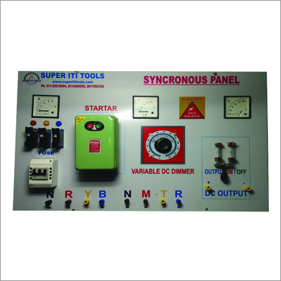 Control Panel of Synchronous Motor
