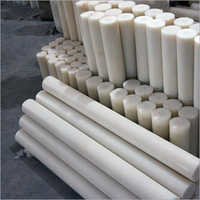 Hdpe Rod - 60-120mm Length, Rigid White Round Design | Durable High-density Polyethylene Material