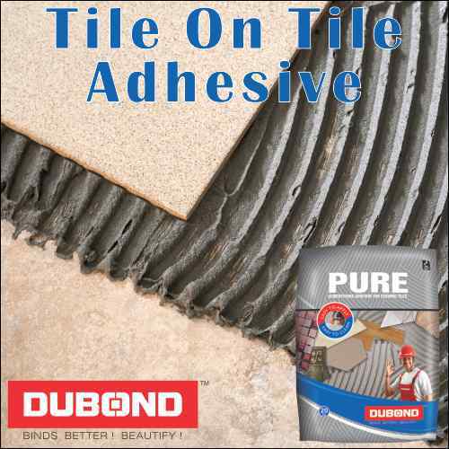 Tile On Tile Adhesive - Quartz Based Light Grey Powder | Water Activated Optimum Performance for Indoor and Outdoor Ceramic Tiles