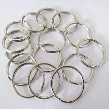 SS Round Split Key Rings