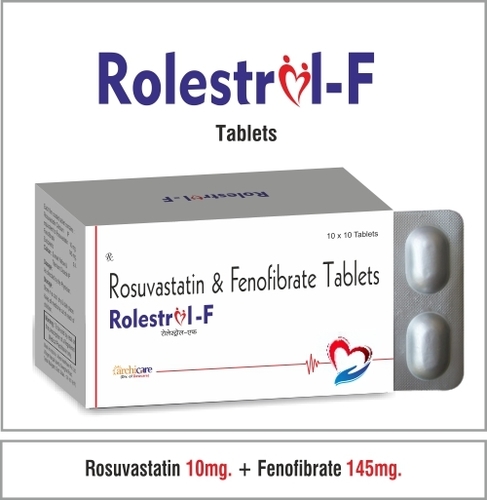 Rosuvastatin 10mg. + Fenofibrate 160mg.