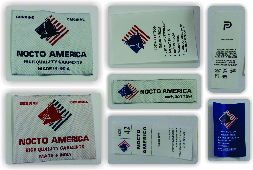 Leather, Fabric, Woven Labels