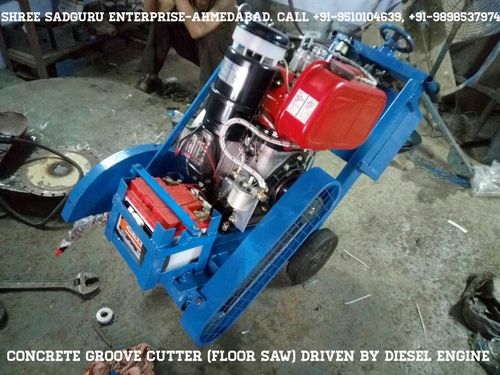 Concrete Groove Cutting Machine (Diesel Engine Drive)