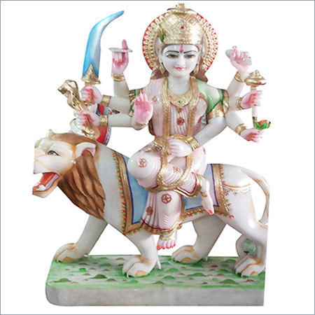 Marble Durga Statue