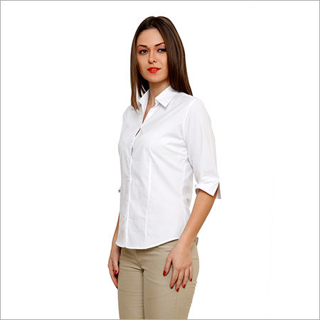 Ladies Cotton Formal Shirt