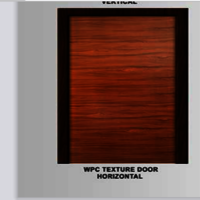 wpc Texture Doors Horizontal