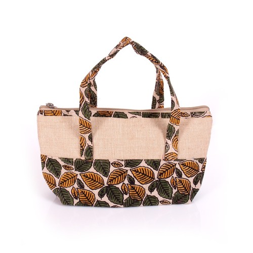 Jute And Kalamkari Hand Bag