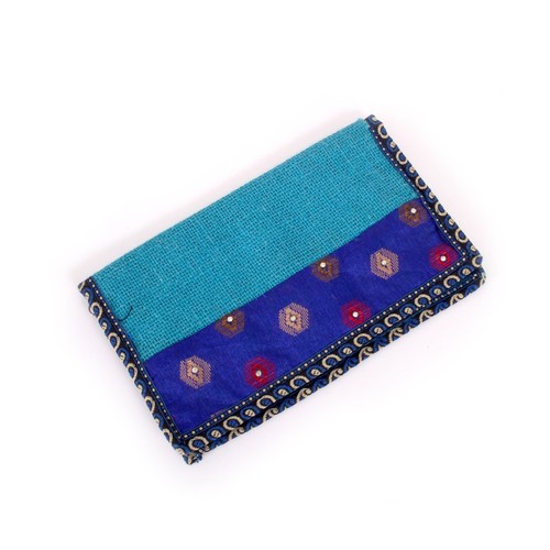 Jute And Brocade purse