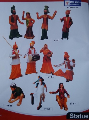 Wedding Bhangra Set Statue