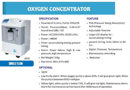 5 L Oxygen Concentrator