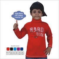 No Fade High Neck T Shirt