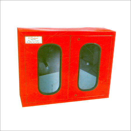 Fire Hose Box - Steel, Variable Size, Red, Double Doors | Rust Resistant, Durable Design, Easy Access