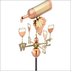 Copper Bottle Weathervanes