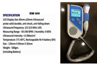Fetal Doppler - Plastic, 5x5x5 Cm , Lightweight Portable Device For Real-time Fetal Heartbeat Monitoring