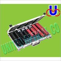 Black And Red Optical Instruments Wooden Box