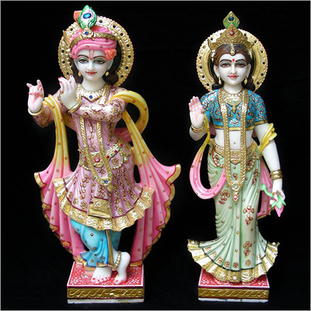 Marble Radha Krishna Deities