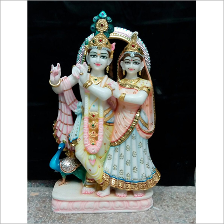 Radha Krishna Murti with Peacock