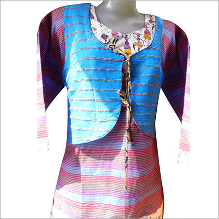 Multi Color Handloom Kurti