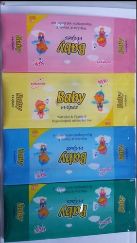 White Baby Wipes