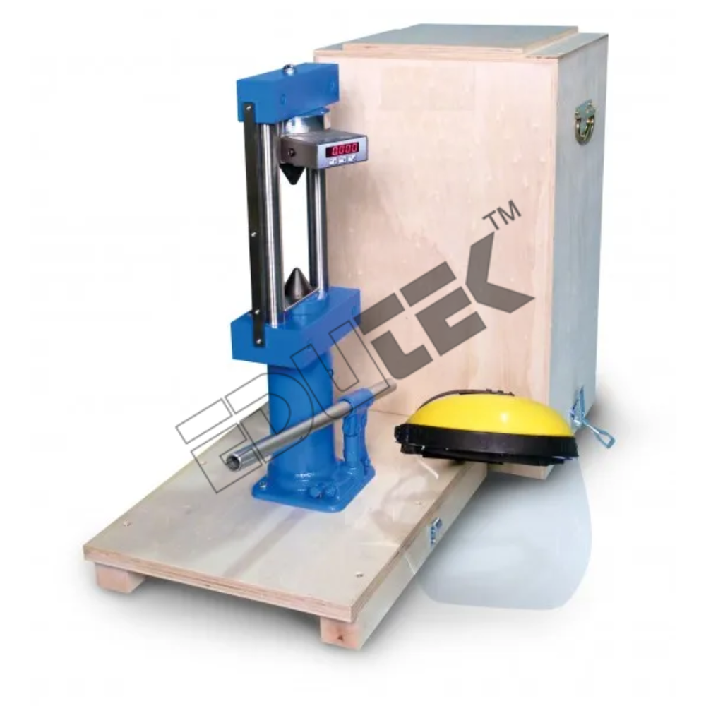 Digital Point Load Tester - 13,000 lbf Capacity, 0 to 56 kN Load Range, 4" Specimen Size, 1% Accuracy