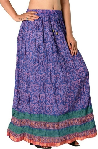 Cotton Printed Wrap around Skirt