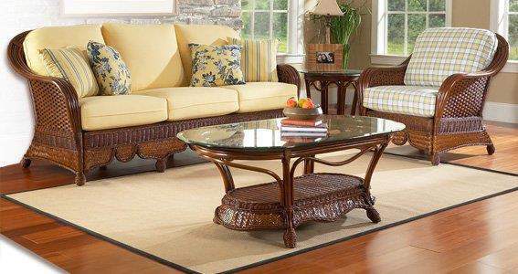 Amour Mahe Cane Sofa Set