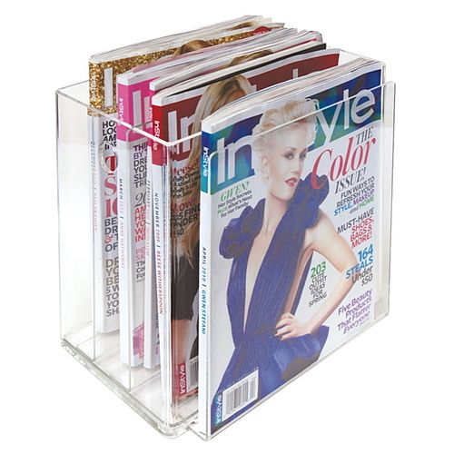 Acrylic Clear Magazine Holder