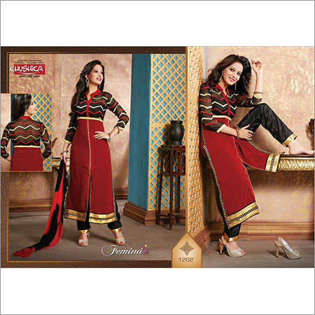 Unstitched Cotton Dress Material