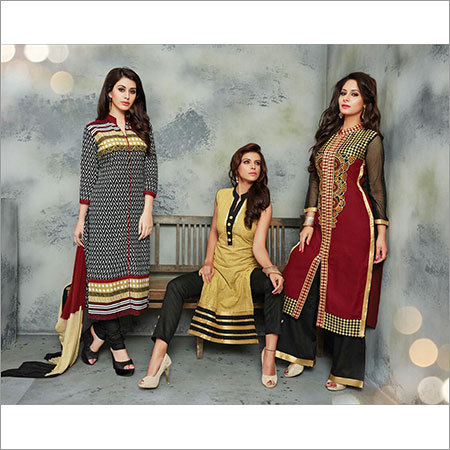 Printed Cotton Dress Material