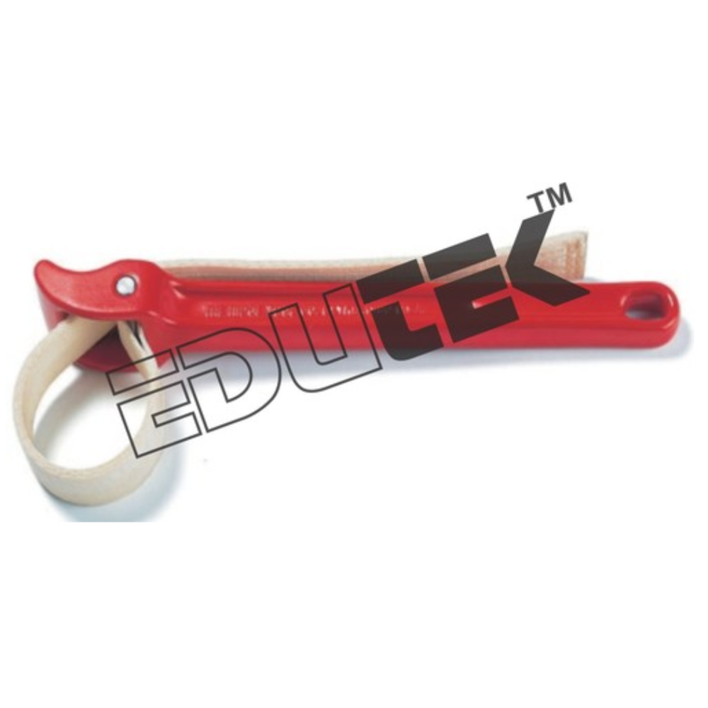 Strap Wrench - Fabric Strap with Rubber-Textured Grip, 5/8 Inch Wide, Handles Items Up to 2 Inch OD | Non-Slip Manual Hand Tool for Pipe Fitting and Opening Jars