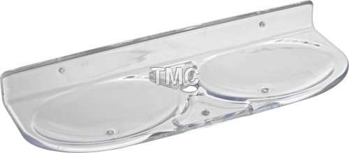 Hanging Soap Dish Double (Hds) - Color: White