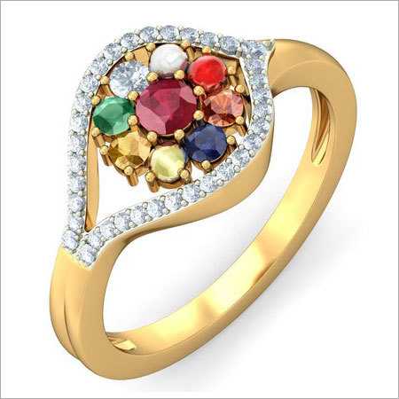 Ladies Navratna Ring