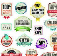 Printed Sticker Labels - Gummed Adhesive Paper, Various Sizes & Colors | Scratch Resistant, Durable, Single-sided Adhesion With Silicon Base