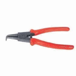 External Bent Circlip Plier - Stainless Steel, Polished Surface | Versatile Cutting Tool for Enhanced Grip and Torque Application