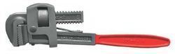 Pipe Wrenches Stillson - Galvanized Red and Grey Tools | Standard Wrench with Enhanced Grip and Durability
