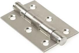 Steel Hinges - Steel, 3.2mm Length, 2.3mm Thickness | Pre-Galvanized, Standard Head, Various Designs & Sizes Available